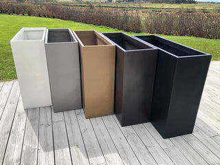 Bekkevik fiberglasskasser fem stk