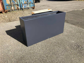 Brekkevik fiberglass kasse grå