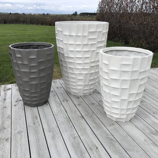 3 stk Korshavn krukka med mosaikk mønster