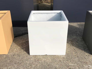 Loshavn krukka i hvit.