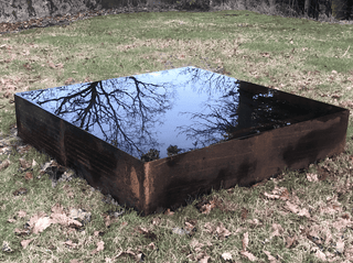 Vannspeil tilfører et vakkert element i hagen.