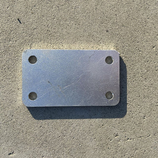 Plate i galvanisert stål.