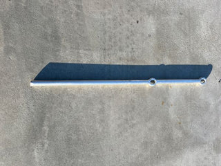 Galvanisert gjerdestolpe med to hull.