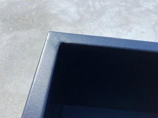 Plantekasse galvanisert, Matt Sort (l)150*(b)50*(h)60