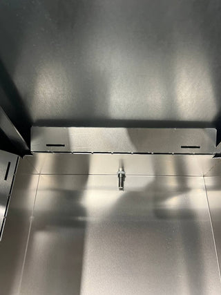 Plantekasse i galvanisert stål, 80x40x60 cm, med selvvanning, sort